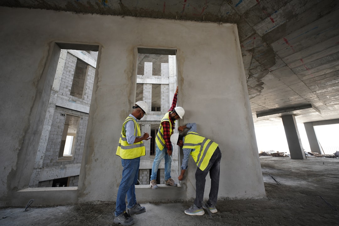 Équipe JSF Bâtiment sur chantier